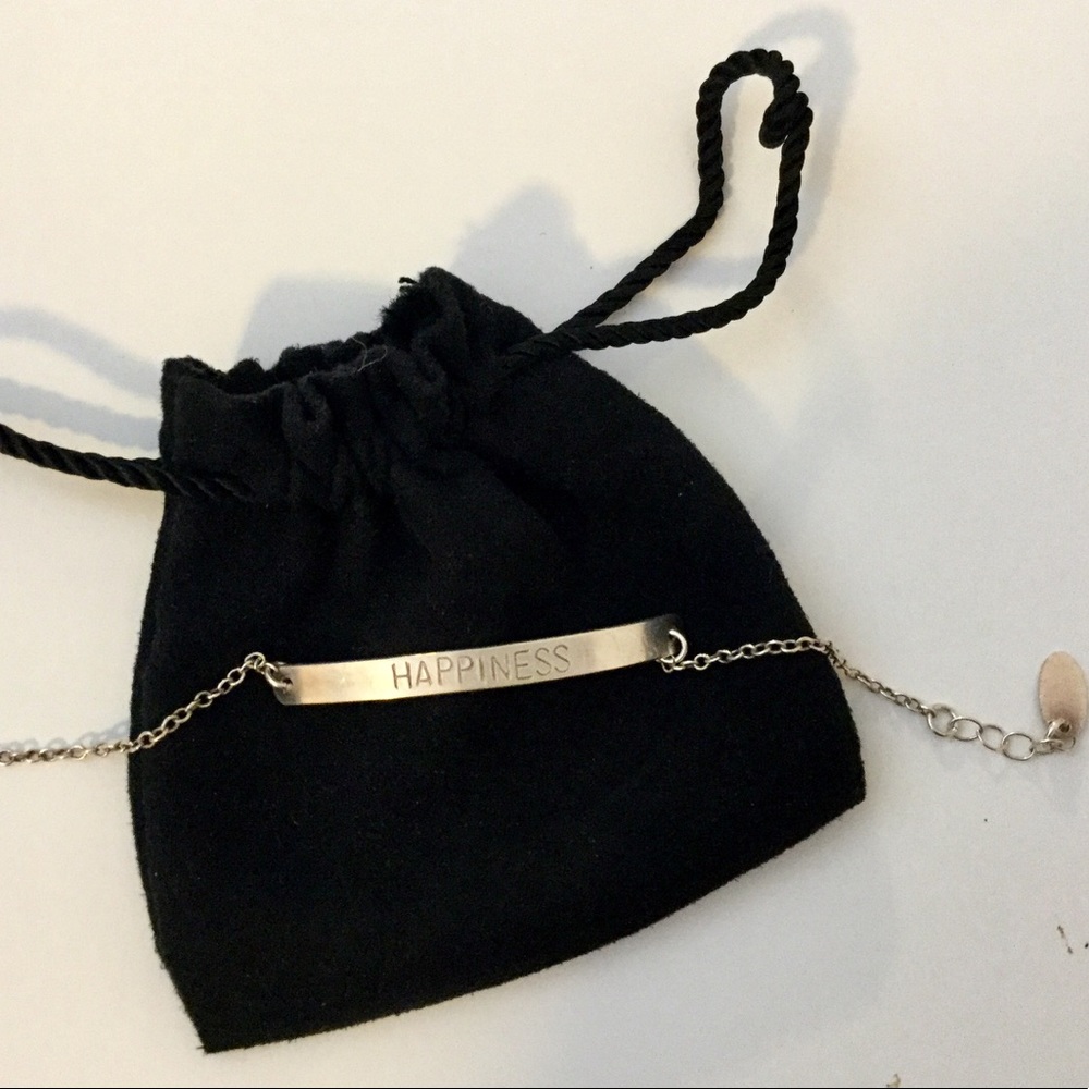 Nashelle Sterling Silver Happiness Bracelet